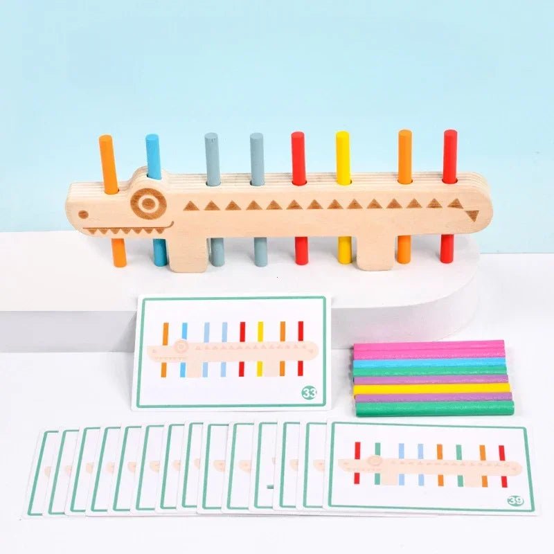 Montessori Balansspel voor Peuters | Educatief Kleur- en Rekenspel