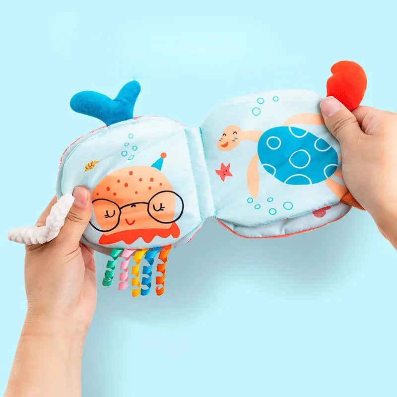 Zintuiglijk Babyboekje Stoffenboek | 3D Voelboek voor Peuters en Baby’s