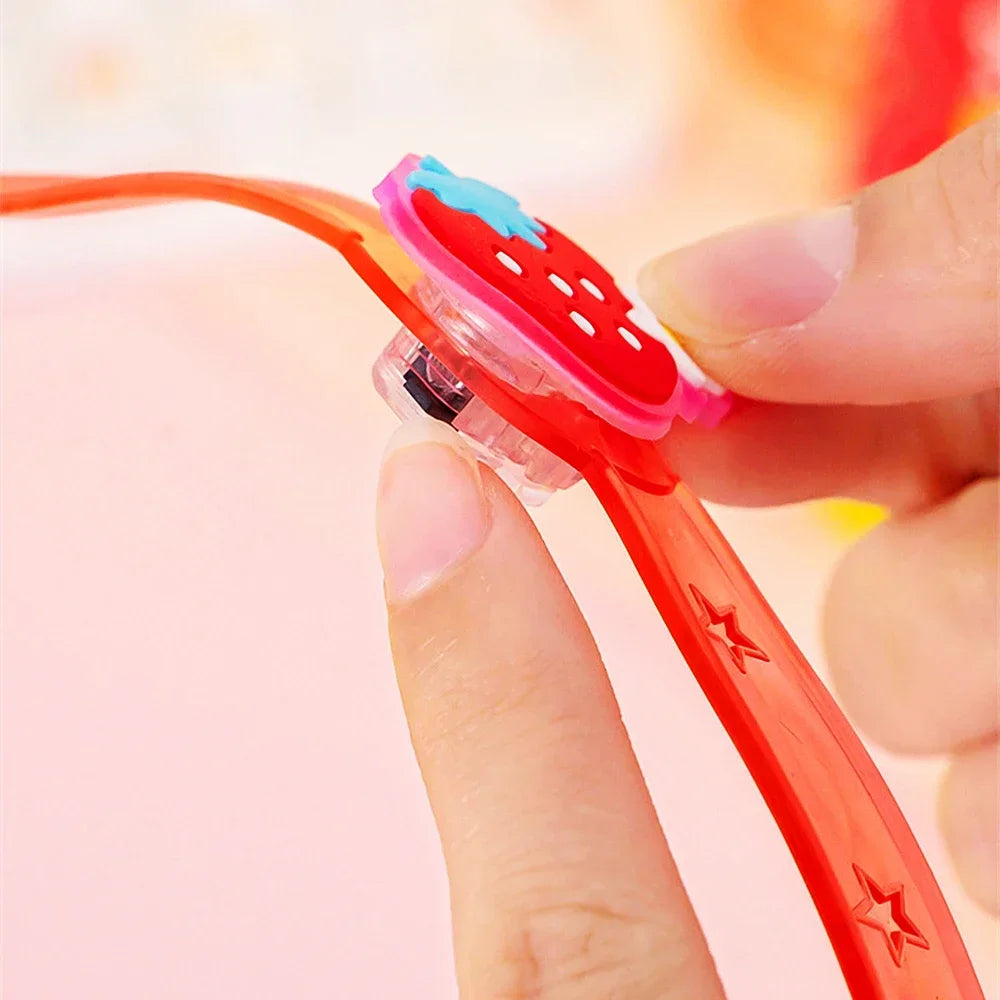 Cartoon Oplichtende Armband | Creatief Horloge met Glitters, Kleine Speelgoedcadeaus voor Kinderen, Feestdecoraties Glow in the Dark