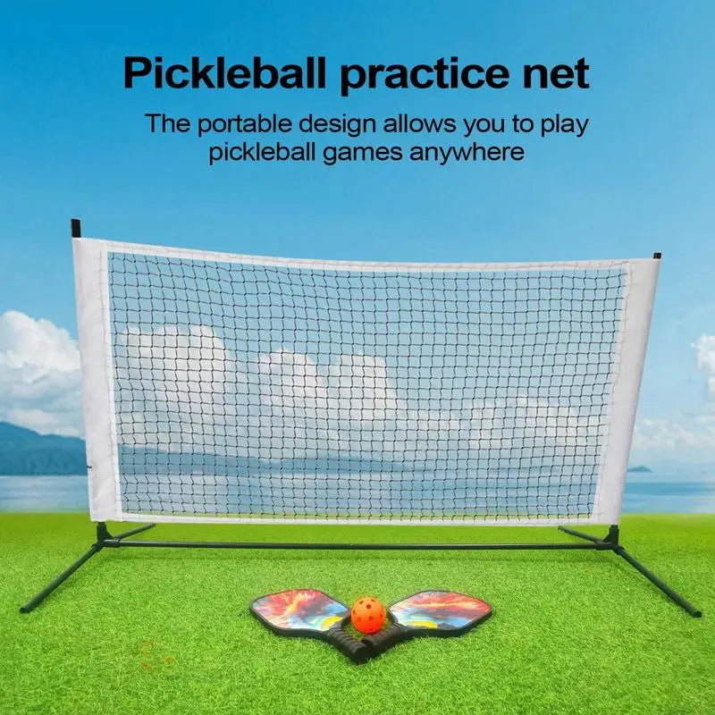 Pickleball Training Net - Opvouwbaar Dink Net voor Badminton & Pickle Ball | Geschikt voor Gezinnen