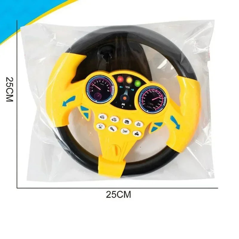 Baby Shining Simulatie Stuurwiel Speelgoed Kinderen Kinderen Vroege Educatie Copilots Kinderwagen Stuur Vocaal Speelgoed
