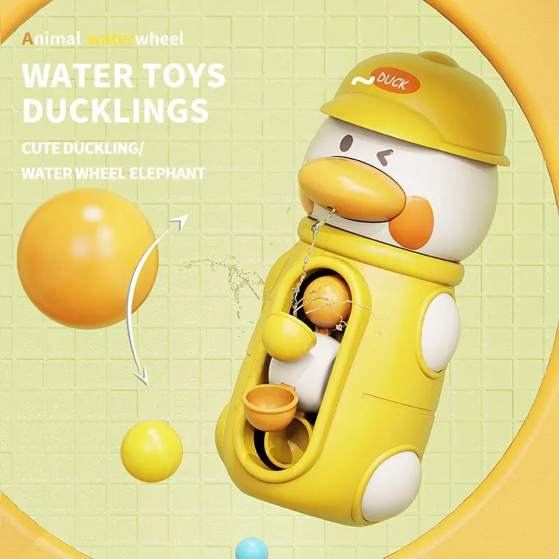 Bad Speelgoed voor Peuters 1-3 Jaar – Draaiend Waterrad & Waterschep | Interactief Badspeelgoed