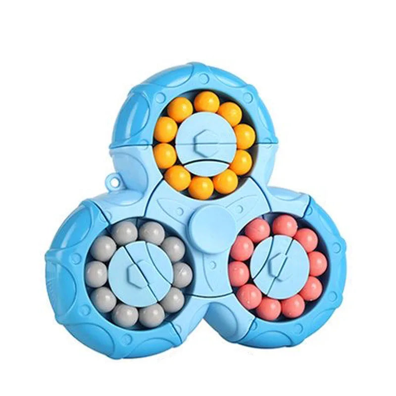 Montessori Roterende Magische Bonen Kubus | IQ Breinbreker Fidget Speelgoed, Educatief & Stressverlichtend