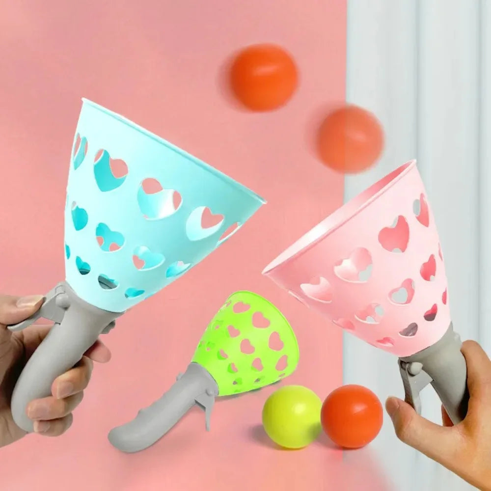 Estafette- en balwerpspel - Interactief speeltje voor ouders en kinderen, voor binnen en buiten