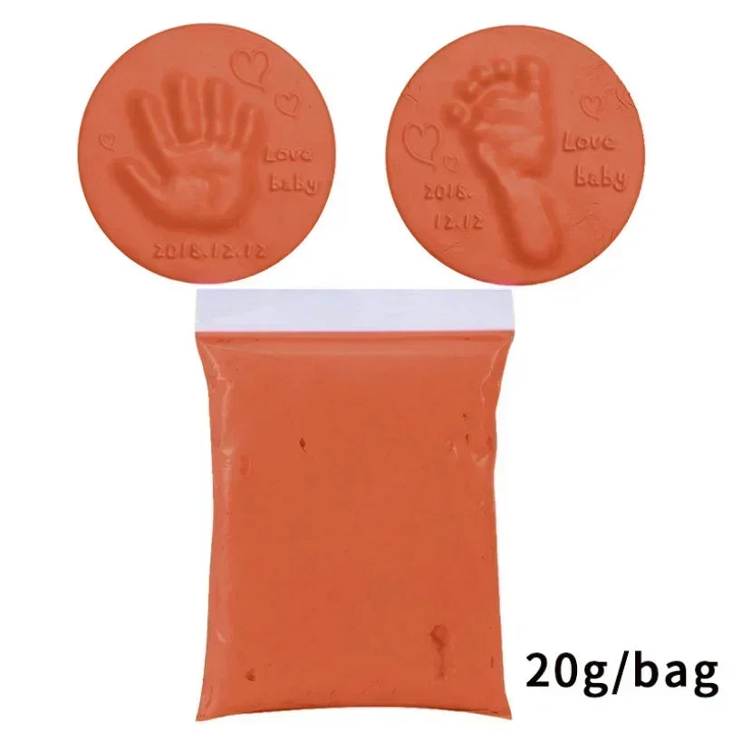 Baby Hand- & Voetafdruk Klei Kit | Luchtdrogend | DIY Baby Herinnering & Cadeau