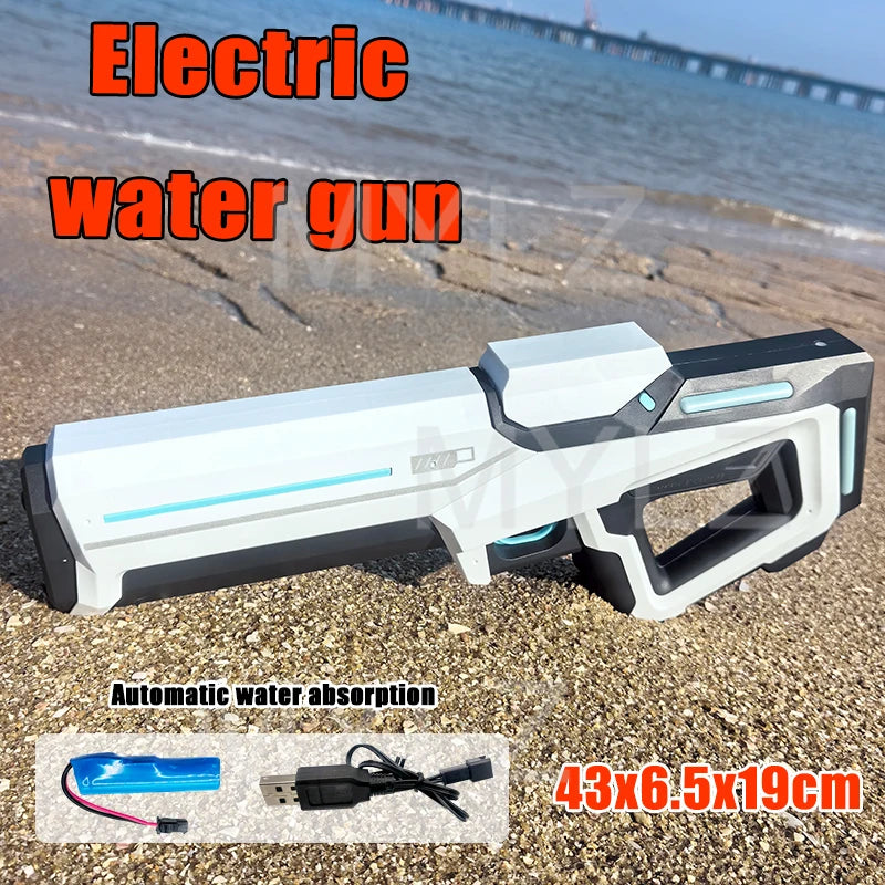 Automatisch Elektrisch Waterpistool met Hoge Druk – Waterspeelgoed voor Kinderen | Zwembadgevechten en Zomerspellen