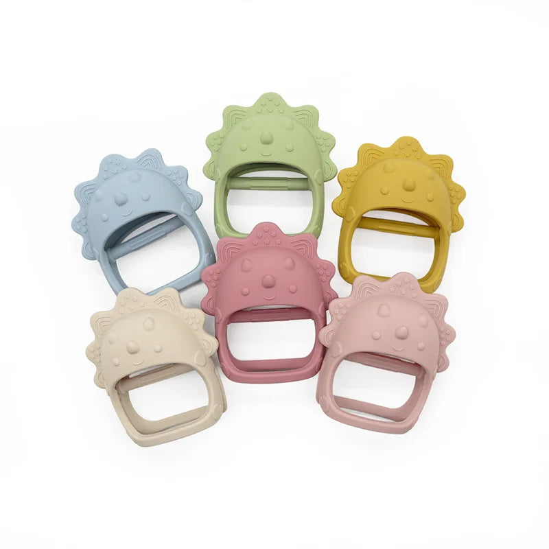 Nieuw Ontwerp Zachte Siliconen Bijtringen voor Baby | Kauwbare Baby Speelgoed Hanger