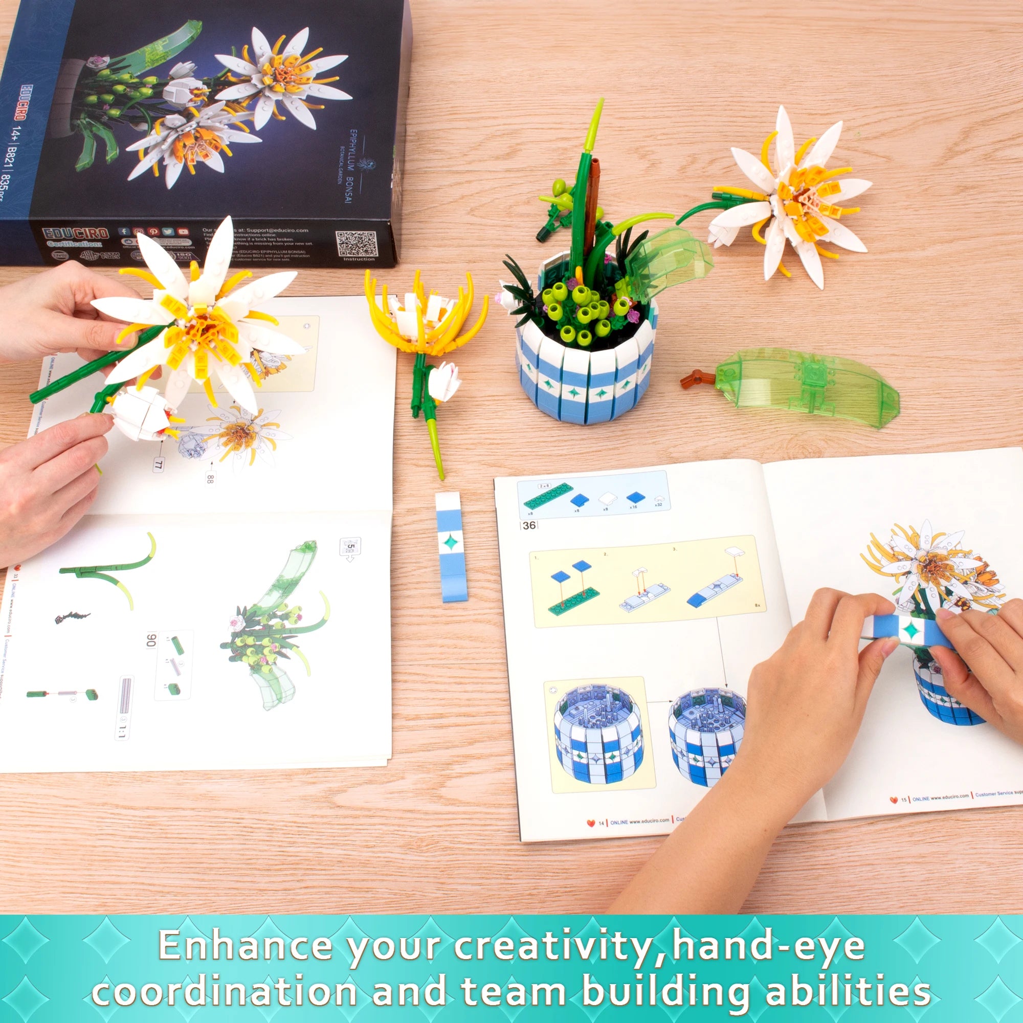 Bloemen Boeket Bouwset | Botanisch Ontwerp voor Kinderen 8+ & Volwassenen