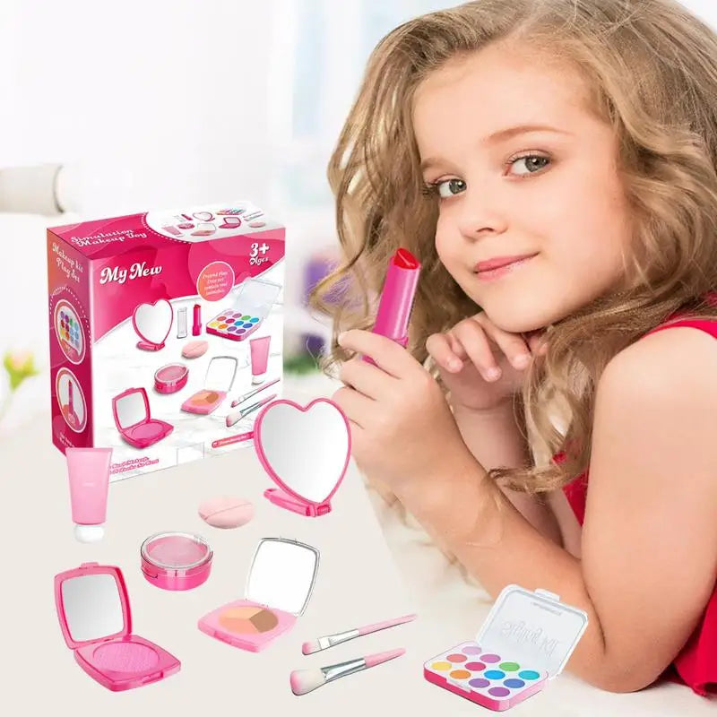 Kinder make-up set|Rollenspel cosmeticaset nep make-up speelgoed meisjes