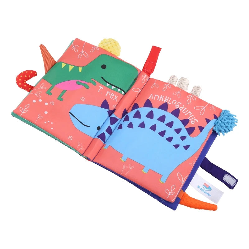 Interactief Montessori Zacht Speelboek | Polyester Stofboek, Vroeg Leren Cadeau voor Baby's