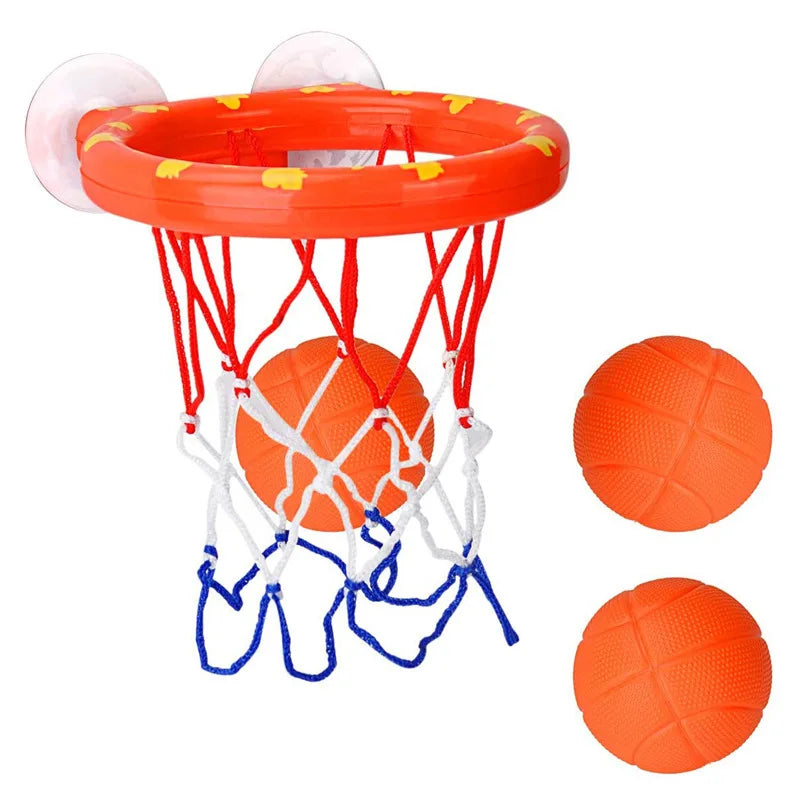 Mini Basketbal Badspeelgoed voor Baby’s – Badkuip Speelset met 3 Ballen | Waterpret Basketbalspel voor Kinderen