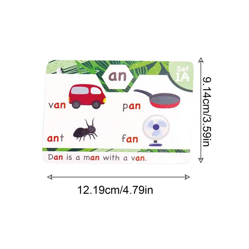 Phonics Sight Words Flashcards | CVC Blends, Digraphs, Lange Klinkers, Lees- en Leerkaarten voor 1e & 2e Leerjaar