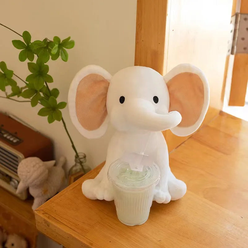 Olifant Knuffel | Baby Kamerdecoratie, Zacht Pluche Speelgoed voor Kinderen