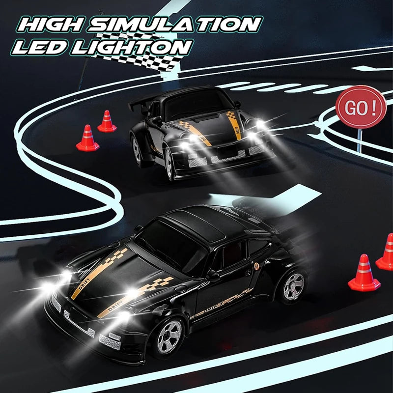 1/64 2.4G Hoge Snelheid Drift RC Auto | 4WD Afstandsbediening Racewagen | Mini RTR Model voor Jongens Cadeau