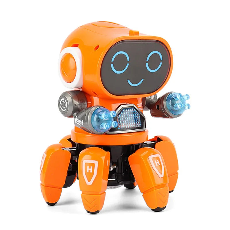 Glow Muziek Robot Speelgoed | LED Dansrobot met Geluid | Baby & Kinderen Educatief Speelgoed | Verjaardagscadeau