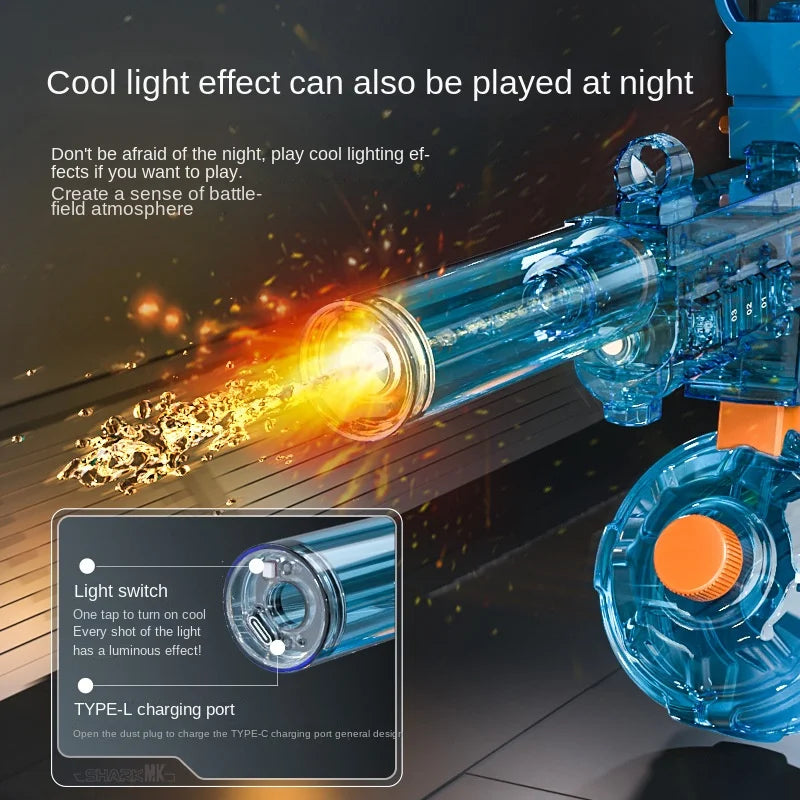 Elektrisch waterpistool voor volwassenen Krachtige automatische waterstraal Zomers strandspeelgoed voor kinderen Cadeau
