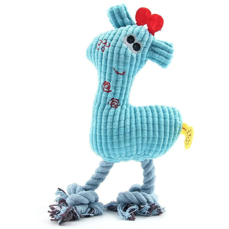 Piepend Pluche Kauwspeelgoed Puppy | Interactief Hondenspeelgoed