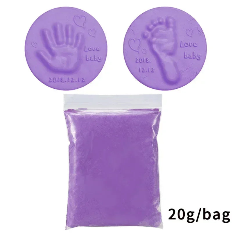 Baby Hand- & Voetafdruk Klei Kit | Luchtdrogend | DIY Baby Herinnering & Cadeau