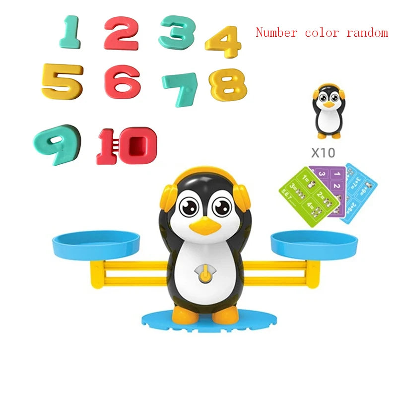 Monkey Balans Wiskundespel | Montessori Telspel voor Peuters & Kleuters