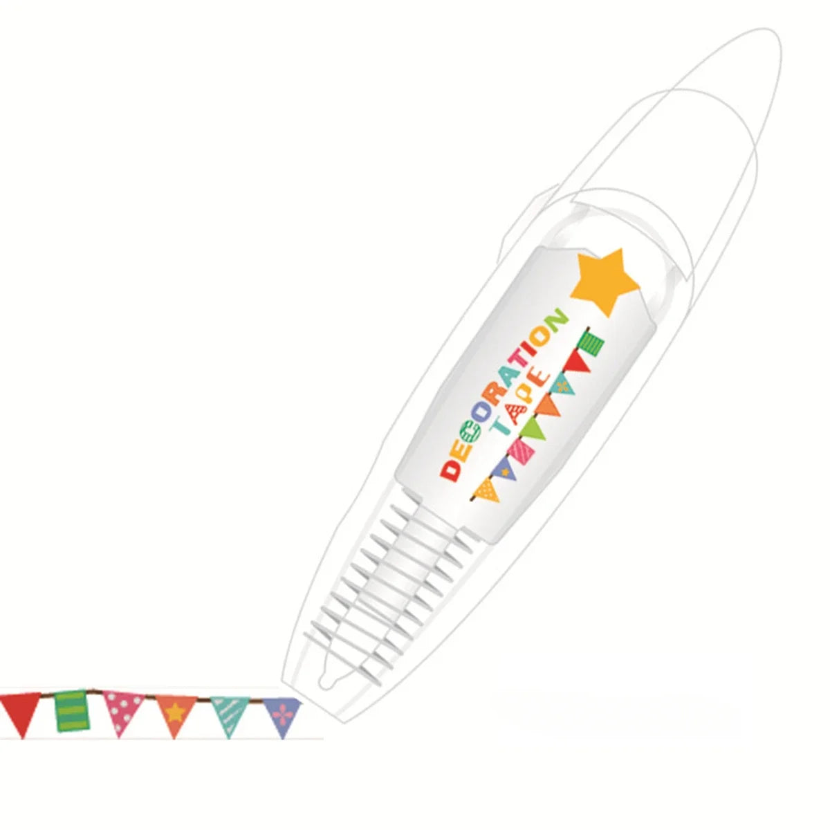 Cinta correctora de decoración Kawaii, bricolaje, bonita estética coreana japonesa para estudiantes y niñas, papelería, suministros para el regreso a la escuela