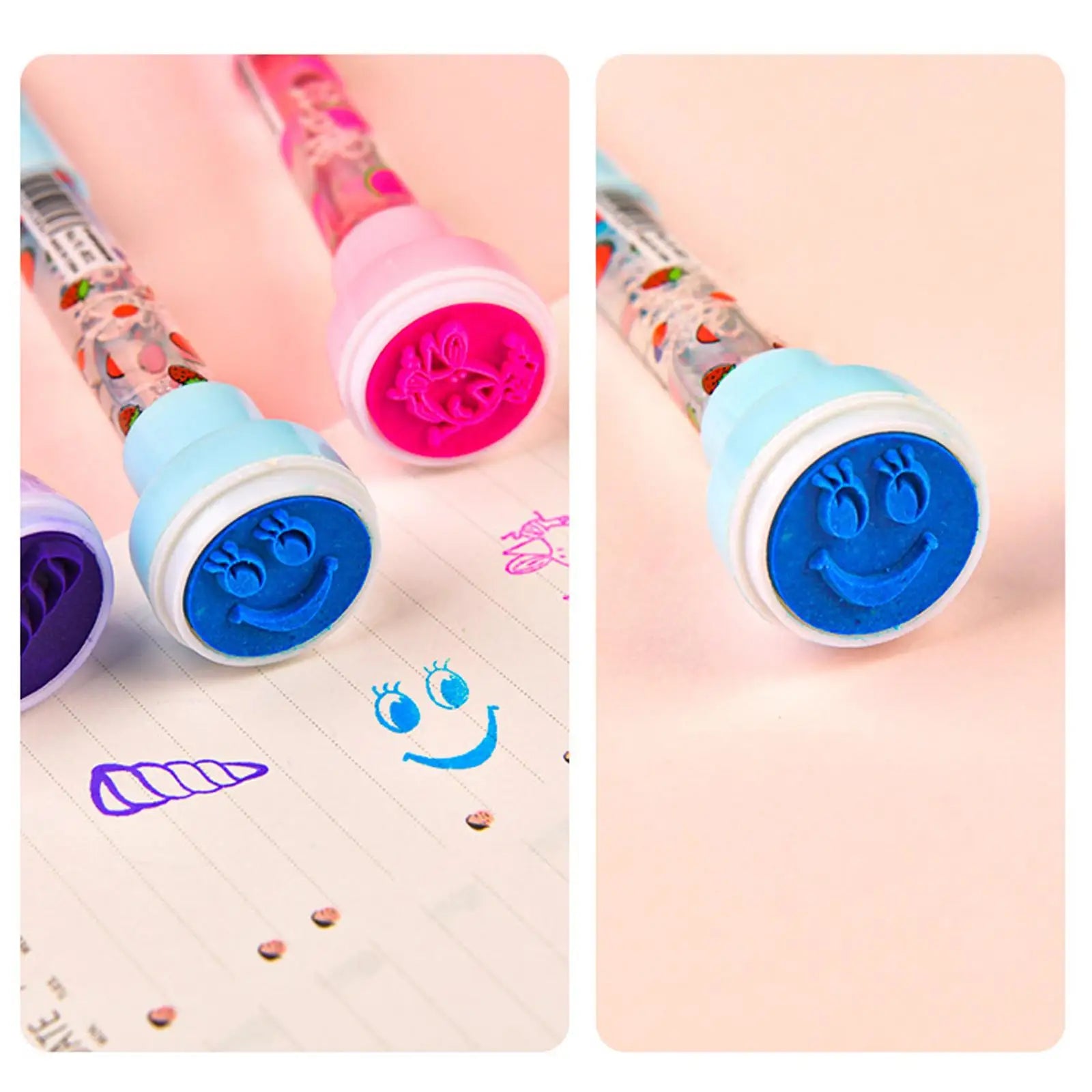 5-in-1 Bubble Roller Balpen met Licht | Magische Schrijfset | Schoolbenodigdheden