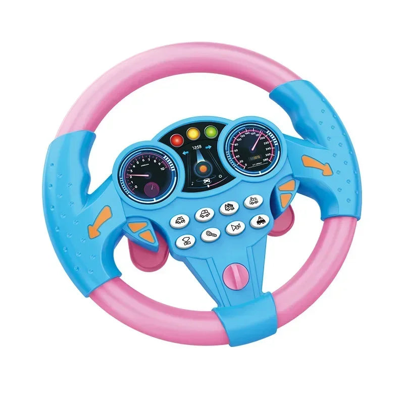 Baby Shining Simulatie Stuurwiel Speelgoed Kinderen Kinderen Vroege Educatie Copilots Kinderwagen Stuur Vocaal Speelgoed
