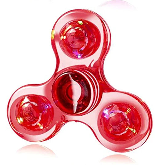 LED Oplichtende Fidget Spinner | Luminiserend Vingertop Speelgoed, Stressverlagend & Anti-angst, Feestartikelen voor Kinderen & Volwassenen