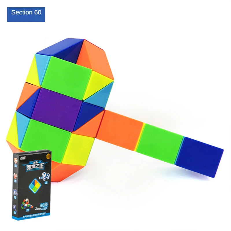 Magische 3D Twist Slang | Fidget Speelgoed met 72 Segmenten
