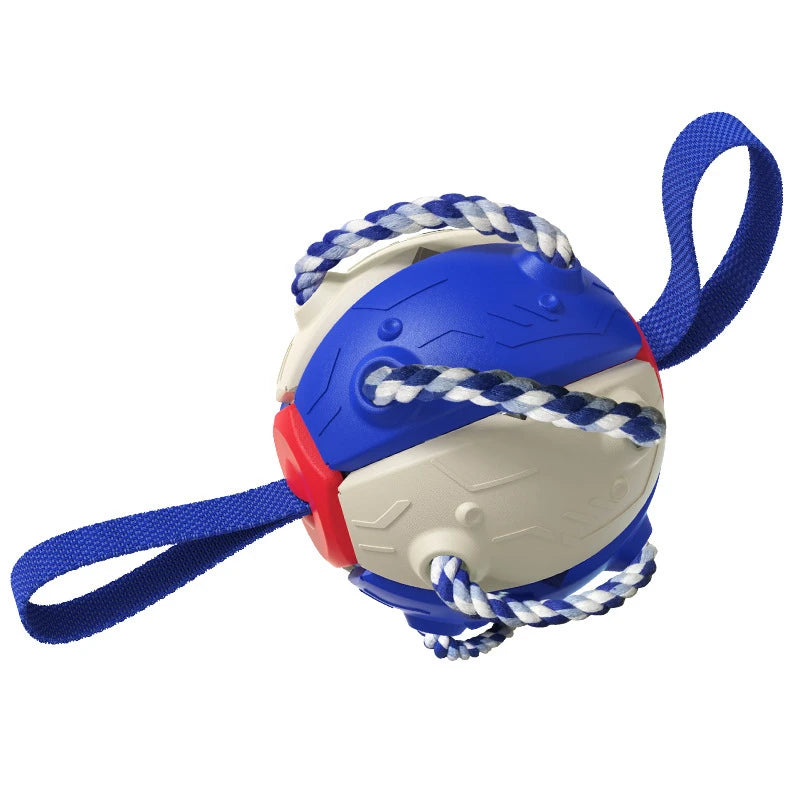 2-in-1 Ballen Frisbee voor Honden | Opvouwbaar Speelgoed | Kauw- en Trainingsspeelgoed