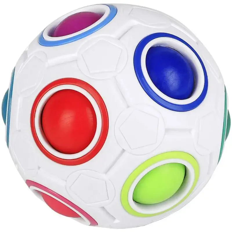 Magische Regenboog Bal - Sensorisch Anti-Stress Kubus Puzzel voor Kinderen en Volwassenen