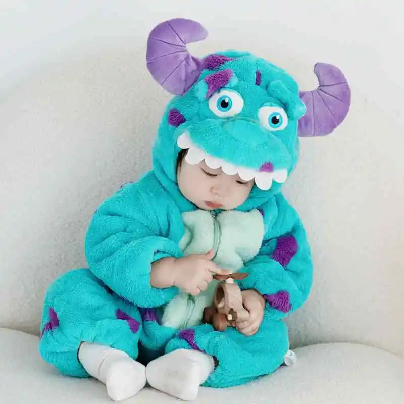 Schattige Monster Onesie voor Baby’s (0-3 jaar) | Zacht & Comfortabel