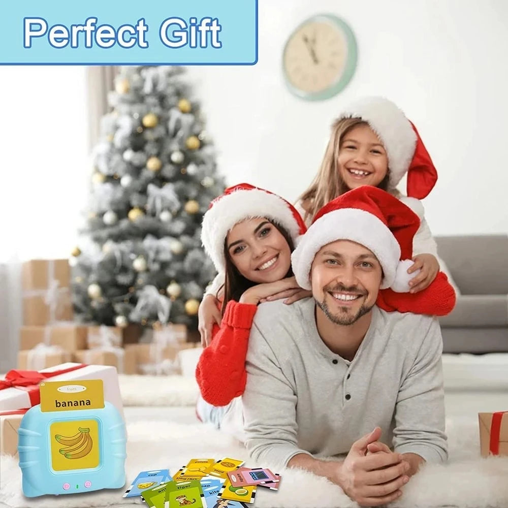 Educatieve Pratende Flashcards | Elektronisch Audioboek voor Kleuters, Leer Engelse Woorden Spelenderwijs