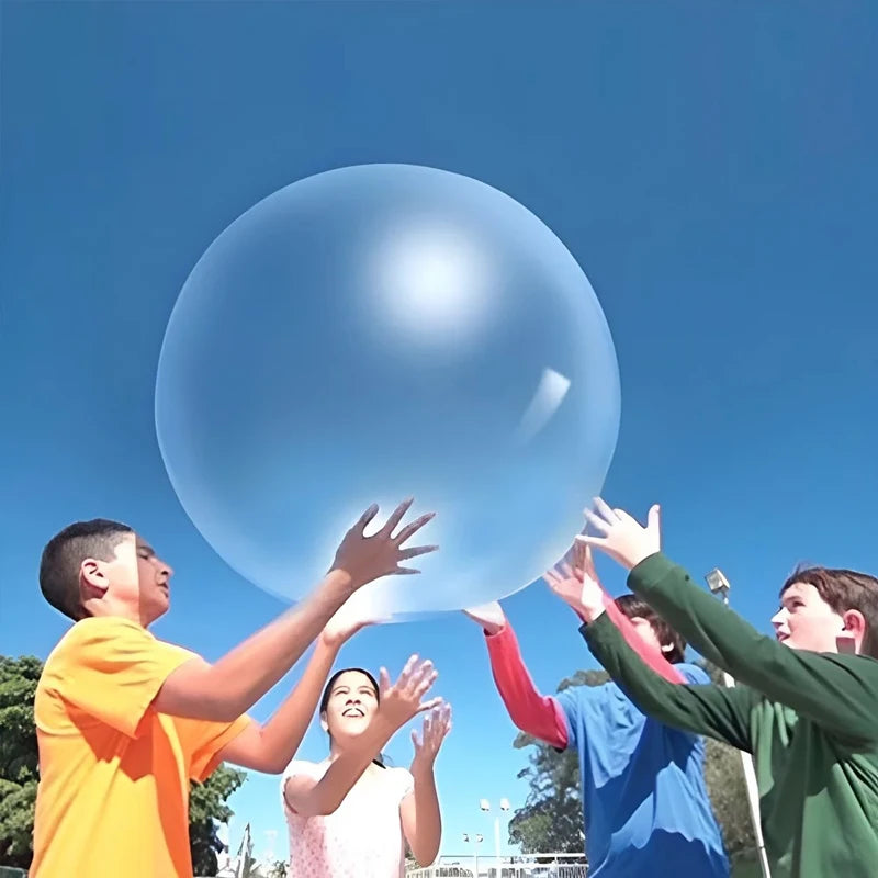 50CM Opblaasbare Waterbal - Zachte Herbruikbare Bubbelspeelbal Voor Buitenfeestjes Kinderen