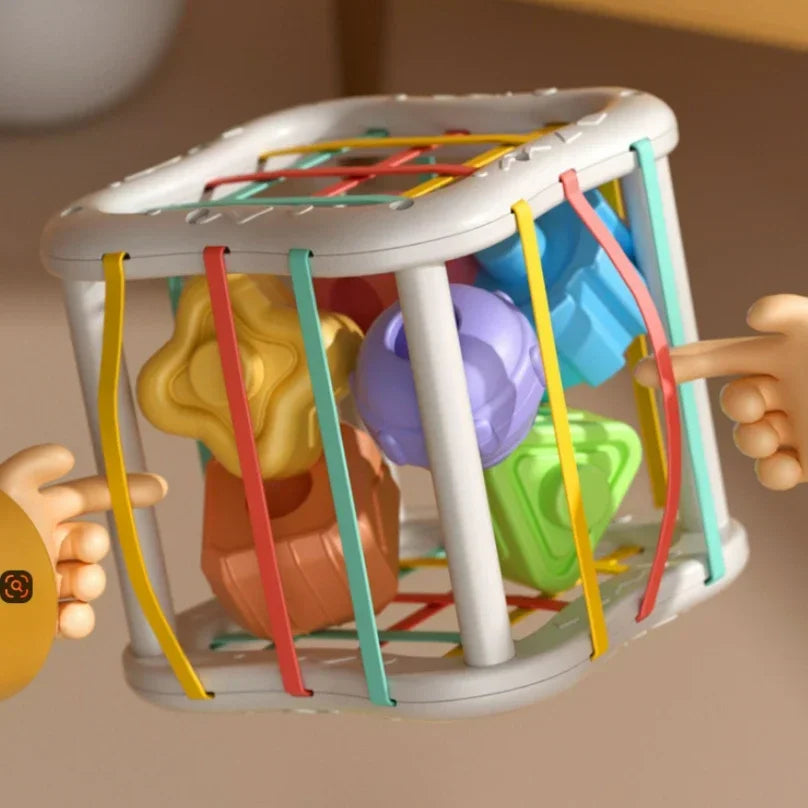 Kleurrijk Vormen Sorteerspel | Montessori Educatief Baby Speelgoed