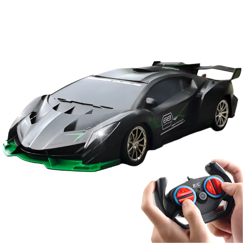 1/18 RC Sportauto met LED Licht | 2.4G Afstandsbediening Racewagen | Hoge Snelheid Drift Voertuig voor Kinderen