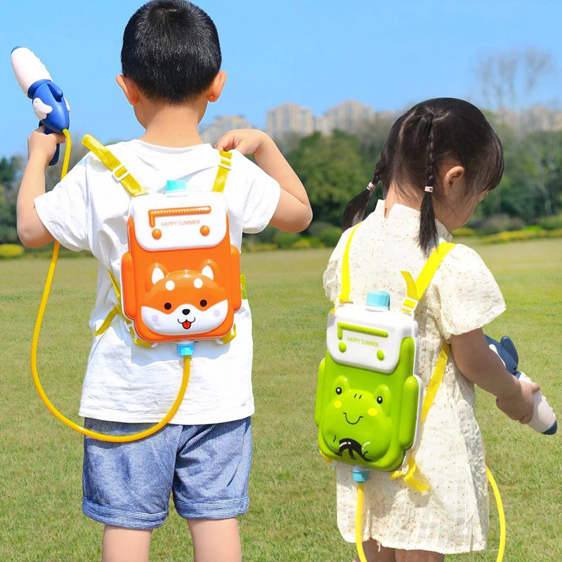 Waterpistool met Drukrugzak – Waterspeelgoed voor Baby’s & Kinderen | Strand- en Zomerspeelgoed