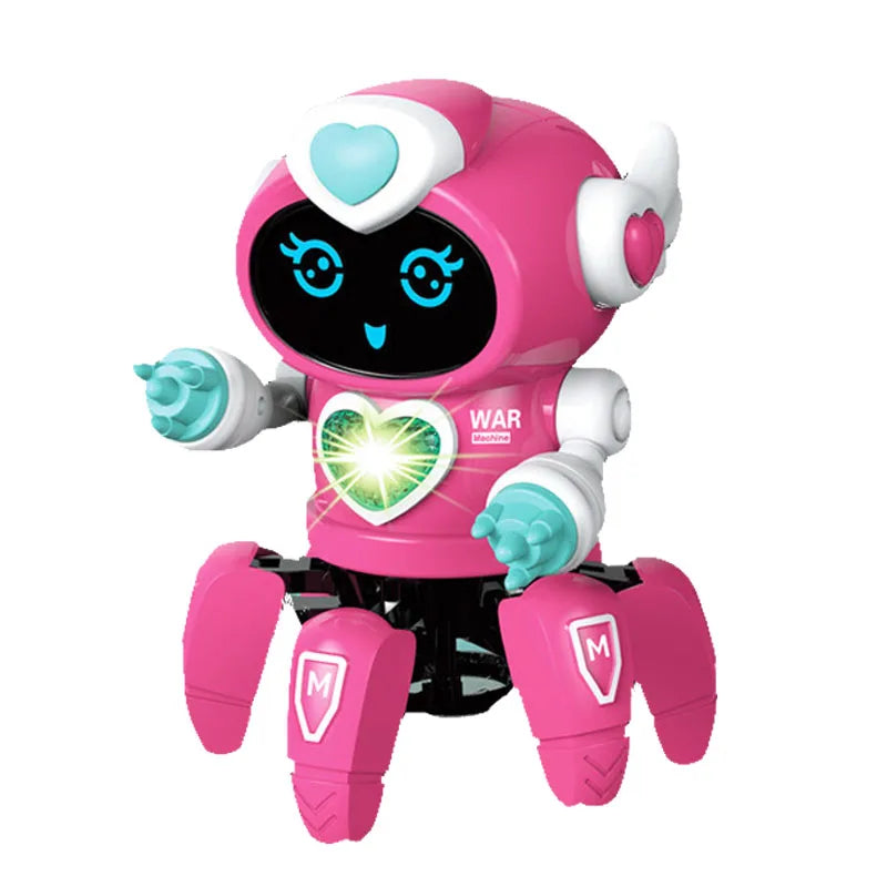 Glow Muziek Robot Speelgoed | LED Dansrobot met Geluid | Baby & Kinderen Educatief Speelgoed | Verjaardagscadeau