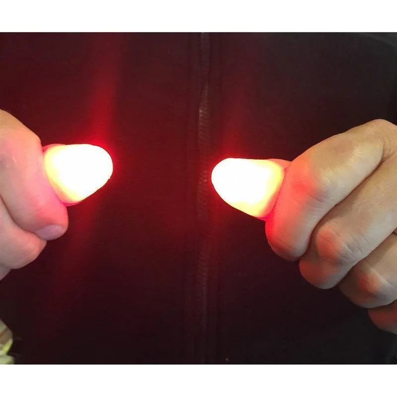 Magic Trick Vingers Duimen met LED | Batterij Aangedreven Magic Props Duimen Speelgoed voor Kind Volwassene