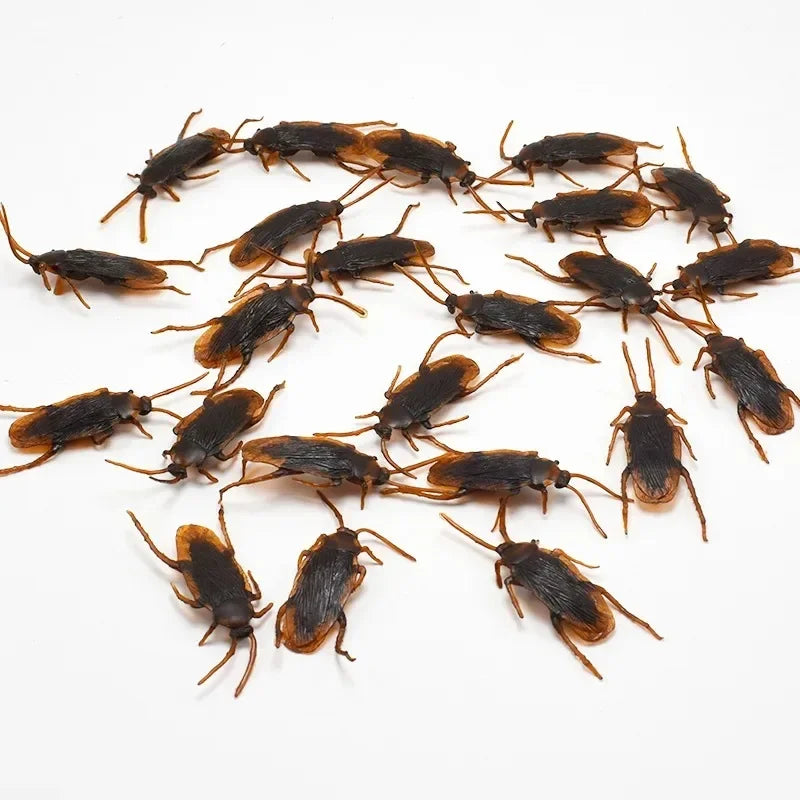 Realistische Nep Kakkerlakken voor Gênante Grappen - Grote Set Plastic Insecten voor een Perfecte Prank - Ideale Halloween Decoratie en Fopartikel Halloween