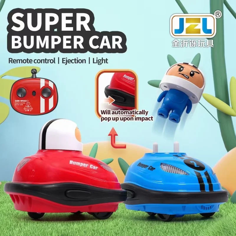 Super Battle Bumper Auto - RC Speelgoed met Pop-up Pop, Crash & Licht | Cadeau voor Kinderen & Ouders