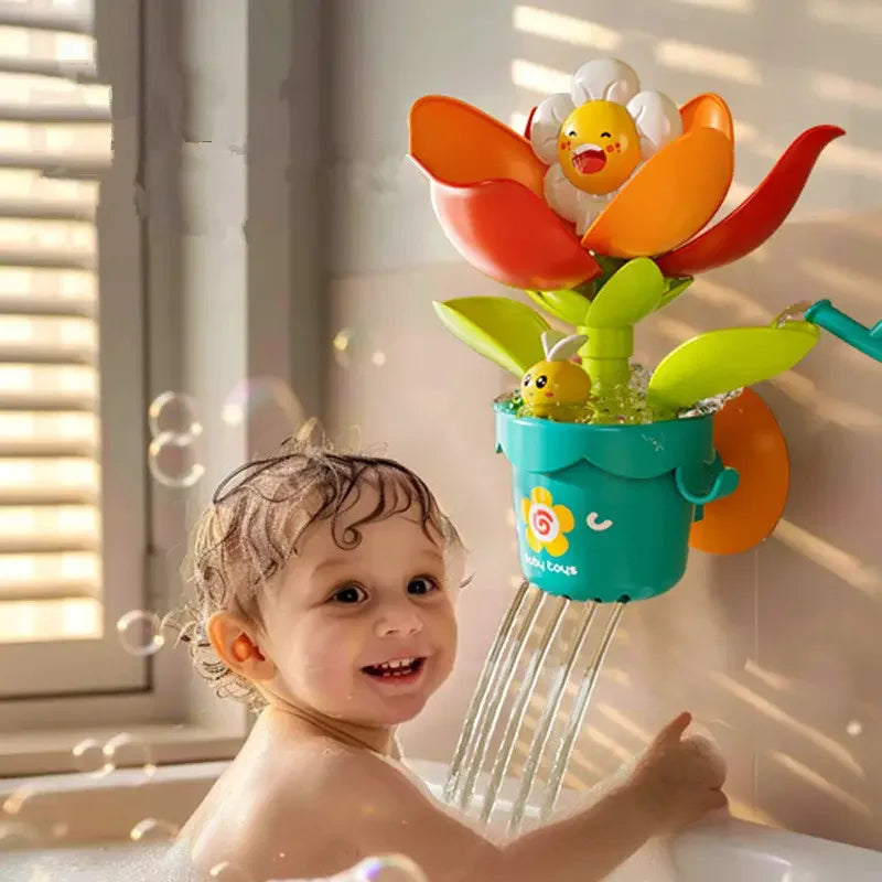 Waterbloem Bad Speelgoed – Drijvend Douchebloem Speelgoed voor Baby's & Peuters | Zomers Sensorisch Waterspeelgoed