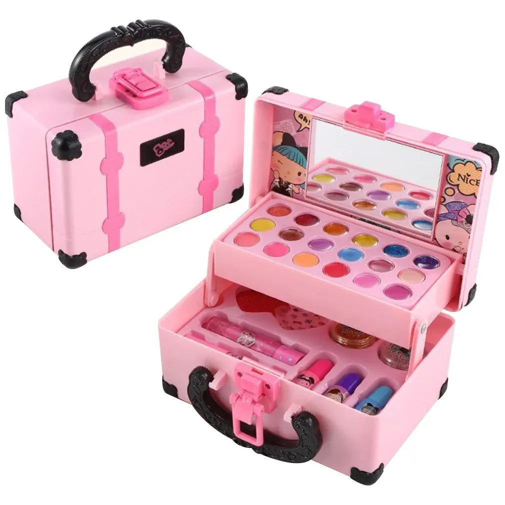 Make-up speelset voor kinderen - Speelset met lippenstift en oogschaduw, niet-giftig en veilig, perfect voor rollenspellen.