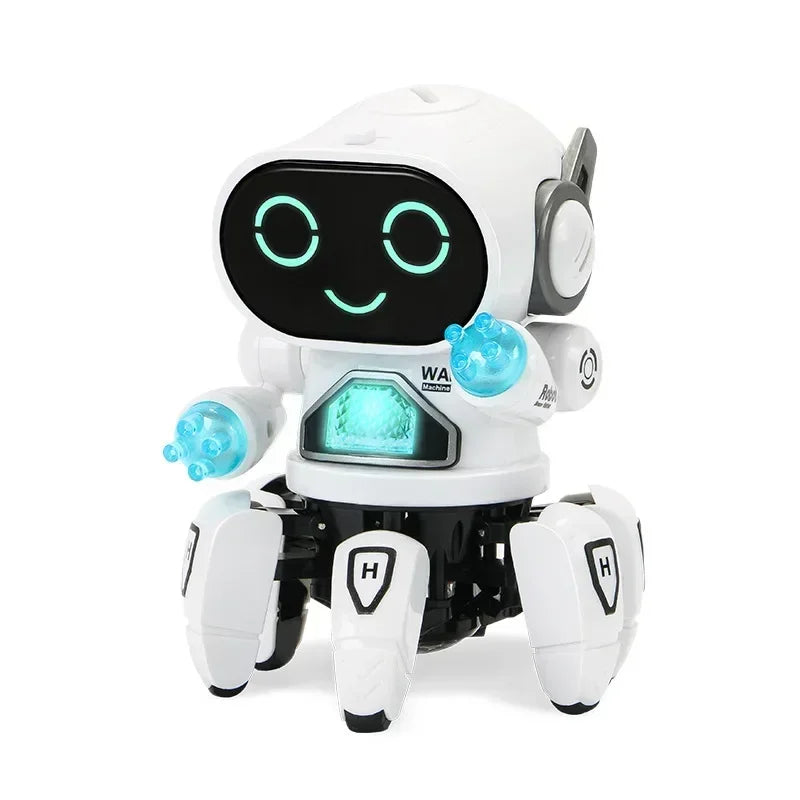 Glow Muziek Robot Speelgoed | LED Dansrobot met Geluid | Baby & Kinderen Educatief Speelgoed | Verjaardagscadeau