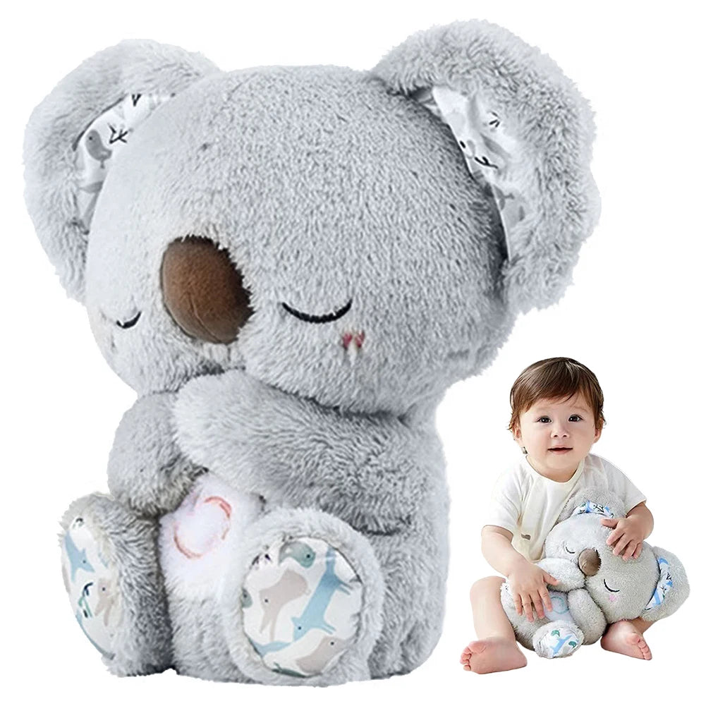Ademende Koala met Licht & Muziek | Baby’s Slaapvriend en Sensorisch Speelgoed voor Pasgeborenen