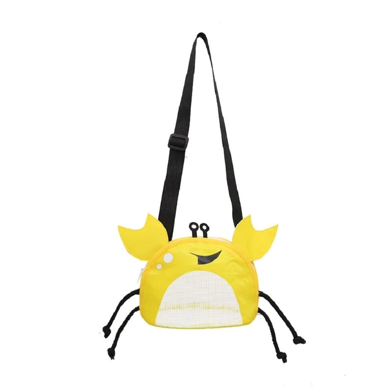 Beach Mesh Bag | Schattige Krabvormige Schelpen Tas voor Kinderen