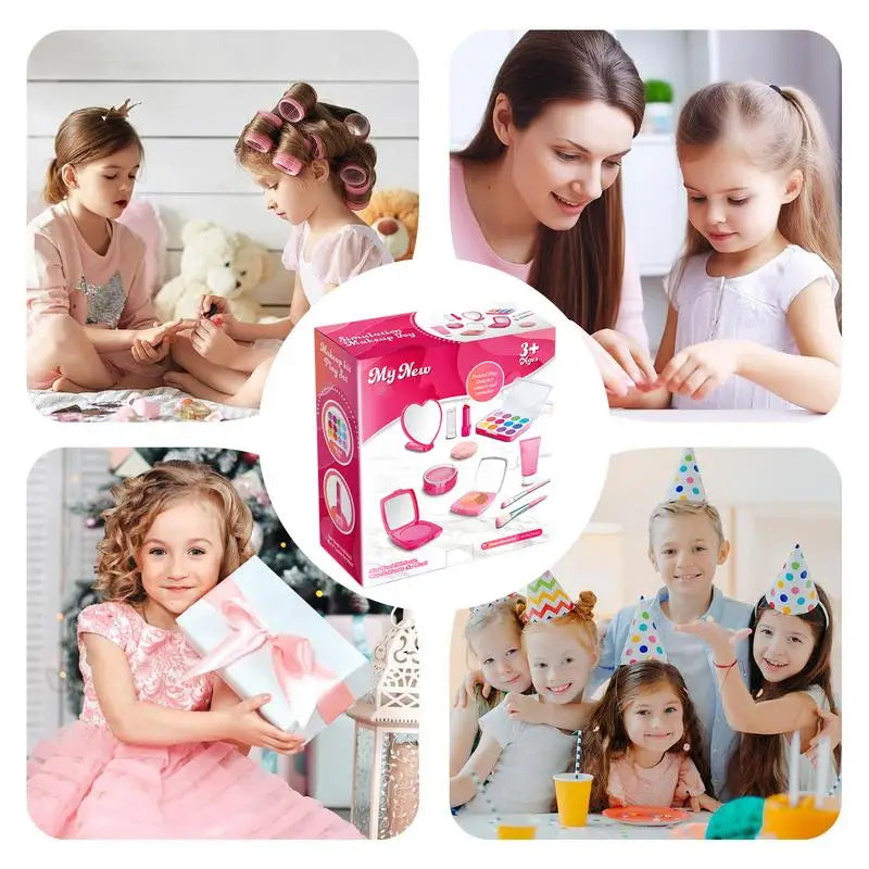 Kinder make-up set|Rollenspel cosmeticaset nep make-up speelgoed meisjes
