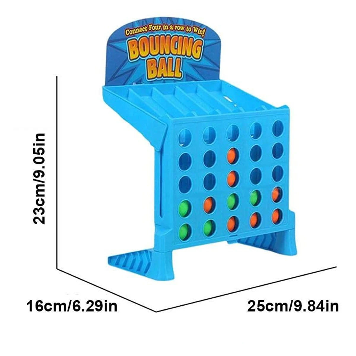 4-in-1 Schiet & Connect Spel | Gezelschapsspel voor Kinderen & Familie