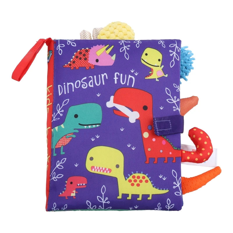 Interactief Montessori Zacht Speelboek | Polyester Stofboek, Vroeg Leren Cadeau voor Baby's