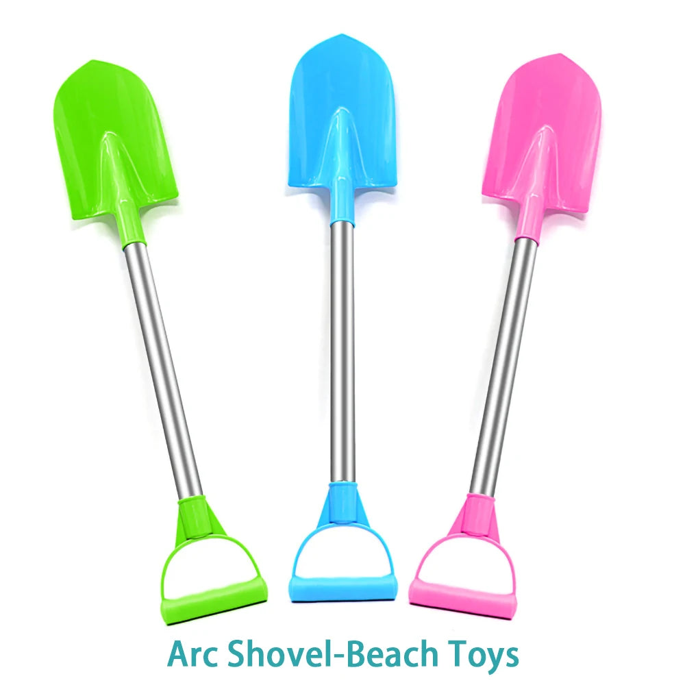 Kinder Strandschep 56cm | Roestvrijstalen Puntige Schep voor Zand- & Sneeuwplezier