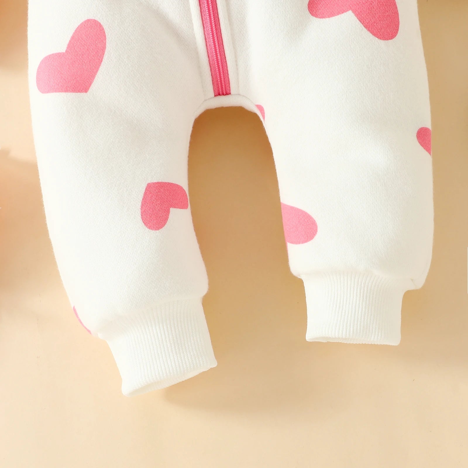 Romper met Lange Mouwen en Hoed | Warme Buitenkleding met Rits Dikke Baby Onesies